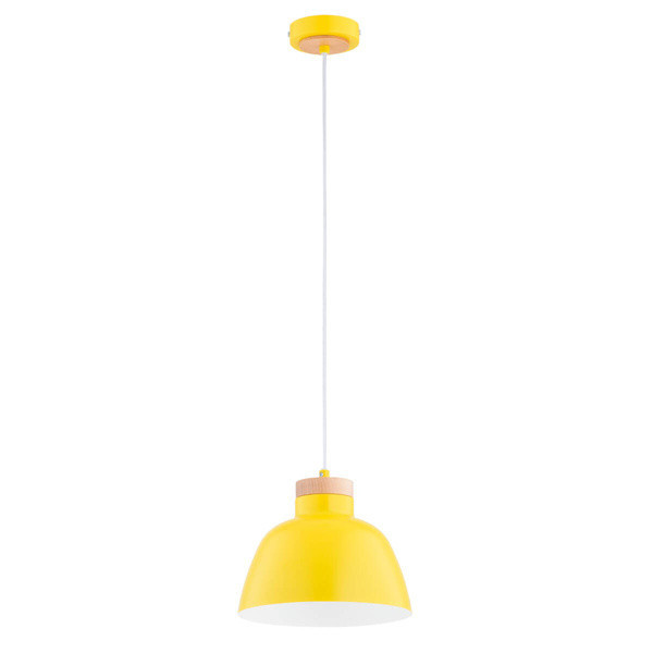 Lampa wisząca LORIEN żółta 1xE27x15W wym:90x23x23cm IP20 Alfa 1025705