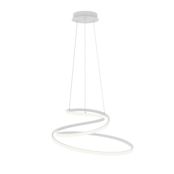 Lampa wisząca LORILA biała LED 1x60W Odcienie bieli 3300lm Italux 836273