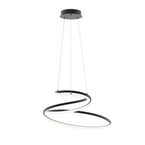 Lampa wisząca LORILA czarna LED 1x60W Odcienie bieli 3300lm Italux 836458 Lampa wisząca LORILA czarna LED 1x60W Odcienie bieli 3300lm Italux 836458