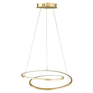 Lampa wisząca Loris LED metalowa złota 31484 Lampa wisząca Loris LED metalowa złota 31484