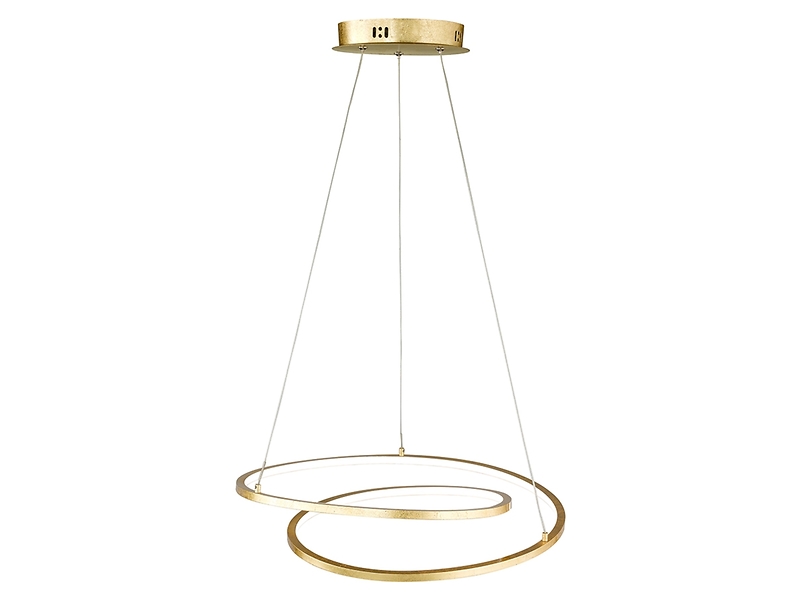 Lampa wisząca Loris LED metalowa złota 31484