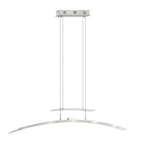 Lampa wisząca Louna chromowana bialy LED 1x25W Ciepła biel 2250lm Italux 856211 Lampa wisząca Louna chromowana bialy LED 1x25W Ciepła biel 2250lm Italux 856211