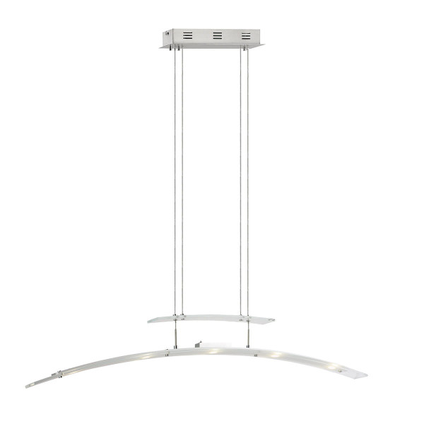 Lampa wisząca Louna chromowana bialy LED 1x25W Ciepła biel 2250lm Italux 856211