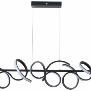 Lampa wisząca Lozanna czarna LED 3x30W Odcienie bieli 2400lm Reality 836042 Lampa wisząca Lozanna czarna LED 3x30W Odcienie bieli 2400lm Reality 836042
