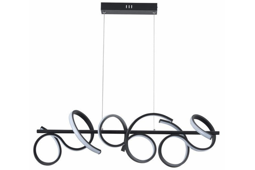 Lampa wisząca Lozanna czarna LED 3x30W Odcienie bieli 2400lm Reality 836042