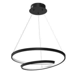 Lampa wisząca LUCERO czarny metal LED 100 cm 1072006 Lampa wisząca LUCERO czarny metal LED 100 cm 1072006