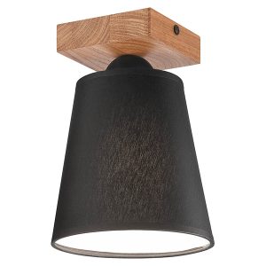 Lampa wisząca Lula drewniana czarna 119195 Lampa wisząca Lula drewniana czarna 119195