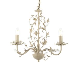 Lampa wisząca LULLABY kremowa 3xE14x15W wym:110x37x37cm IP20 Endon 1025552 Lampa wisząca LULLABY kremowa 3xE14x15W wym:110x37x37cm IP20 Endon 1025552