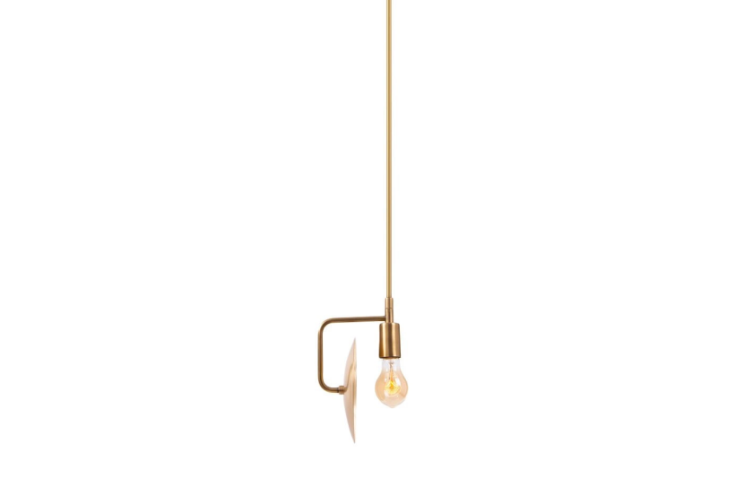 Lampa Wisząca LUMEN Szklana Ascetyczna Nowoczesna Złota 1066121