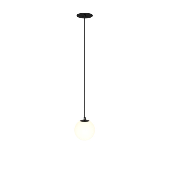 Lampa wisząca LUNA czarno-biała LED 1x5W Ciepła biel 300lm Maytoni 852223