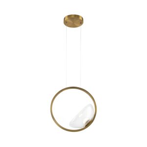 Lampa wisząca LUNARE mosiężno-złota LED 1x5W Ciepła biel 450lm Maytoni 856246 Lampa wisząca LUNARE mosiężno-złota LED 1x5W Ciepła biel 450lm Maytoni 856246