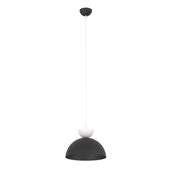 Lampa Wisząca Lunaro 1S Bl Black/White 752640
