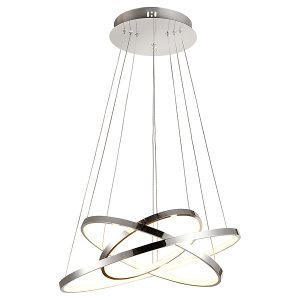 Lampa wisząca Lune LED 3-punktowa aluminiowa srebrna 524325 Lampa wisząca Lune LED 3-punktowa aluminiowa srebrna 524325