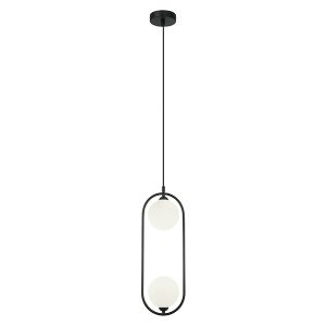 Lampa wisząca Lupus 2-punktowa stalowa czarna 188667 Lampa wisząca Lupus 2-punktowa stalowa czarna 188667