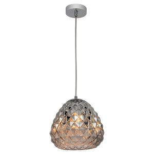 Lampa wisząca Lychee stalowa srebrna 190841 Lampa wisząca Lychee stalowa srebrna 190841