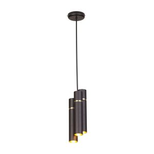 Lampa wisząca LYNX czarny-złoty metal E14 80 cm 1072185 Lampa wisząca LYNX czarny-złoty metal E14 80 cm 1072185