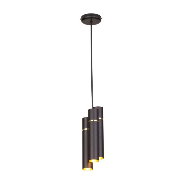 Lampa wisząca LYNX czarny-złoty metal E14 80 cm 1072185