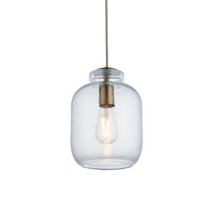 Lampa wisząca LYRA przezroczysta 1xE27x20W wym:151,5x20x20cm IP20 Endon 1026947 Lampa wisząca LYRA przezroczysta 1xE27x20W wym:151,5x20x20cm IP20 Endon 1026947