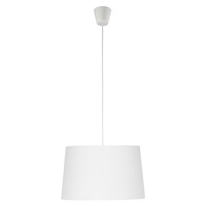 Lampa wisząca Maja tkaninowa biała 38531 Lampa wisząca Maja tkaninowa biała 38531