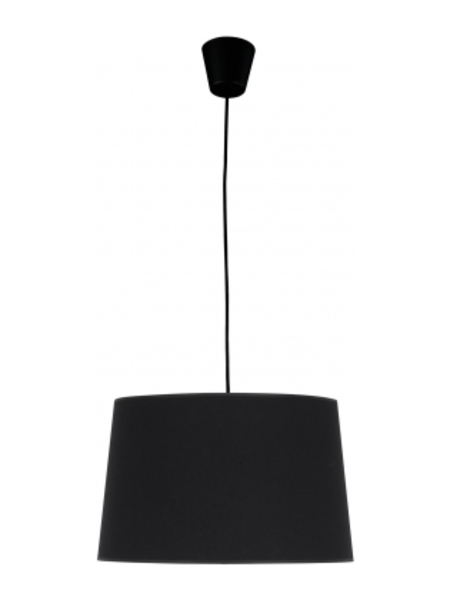 Lampa wisząca Maja tkaninowa czarna 53903