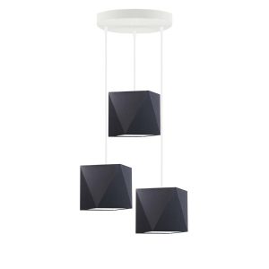 Lampa wisząca MAJORKA loft designerska Srebrny/ Czarny 1017216 Lampa wisząca MAJORKA loft designerska Srebrny/ Czarny 1017216