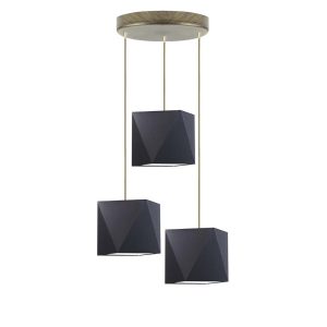 Lampa wisząca MAJORKA loft designerska Srebrny/ Czarny 1017219 Lampa wisząca MAJORKA loft designerska Srebrny/ Czarny 1017219