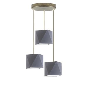 Lampa wisząca MAJORKA loft regulowana Srebrny/ Szary Stalowy 1017267 Lampa wisząca MAJORKA loft regulowana Srebrny/ Szary Stalowy 1017267