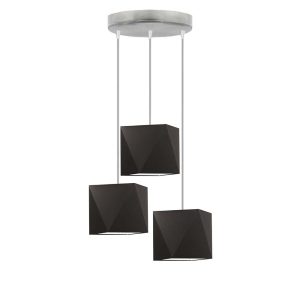 Lampa wisząca MAJORKA nowoczesna do salonu Srebrny/ Brązowy 905207 Lampa wisząca MAJORKA nowoczesna do salonu Srebrny/ Brązowy 905207