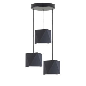 Lampa wisząca MAJORKA z regulacją designerska Srebrny/ Grafitowy 1017228 Lampa wisząca MAJORKA z regulacją designerska Srebrny/ Grafitowy 1017228