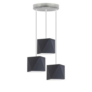 Lampa wisząca MAJORKA z regulacją designerska Srebrny/ Grafitowy 905147 Lampa wisząca MAJORKA z regulacją designerska Srebrny/ Grafitowy 905147