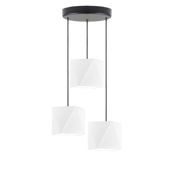 Lampa wisząca MAJORKA z regulacją nowoczesna Srebrny/ Biały 1017242