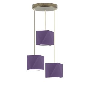 Lampa wisząca MAJORKA z regulacją wysokości Srebrny/ Fioletowy 1017236 Lampa wisząca MAJORKA z regulacją wysokości Srebrny/ Fioletowy 1017236