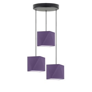 Lampa wisząca MAJORKA z regulacją wysokości Srebrny/ Fioletowy 1017250 Lampa wisząca MAJORKA z regulacją wysokości Srebrny/ Fioletowy 1017250