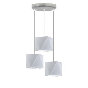 Lampa wisząca MAJORKA z regulacją wysokości Srebrny/ Jasny Szary 905200 Lampa wisząca MAJORKA z regulacją wysokości Srebrny/ Jasny Szary 905200