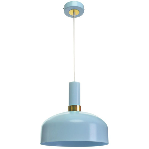 Lampa wisząca MALMO niebieski-złoty metal E27 90 cm 1072001