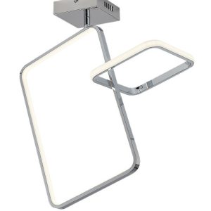Lampa wisząca MALWEN chromowana biała LED 1x36W 4000K 2100lm Rabalux 836927