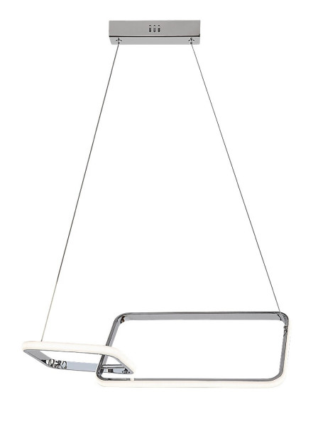 Lampa wisząca MALWEN chromowana biała LED 2x36W 4000K 2200lm Rabalux 836422