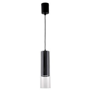 Lampa wisząca Manacor metalowa czarna 646058