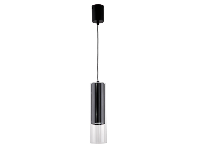 Lampa wisząca Manacor metalowa czarna 646058