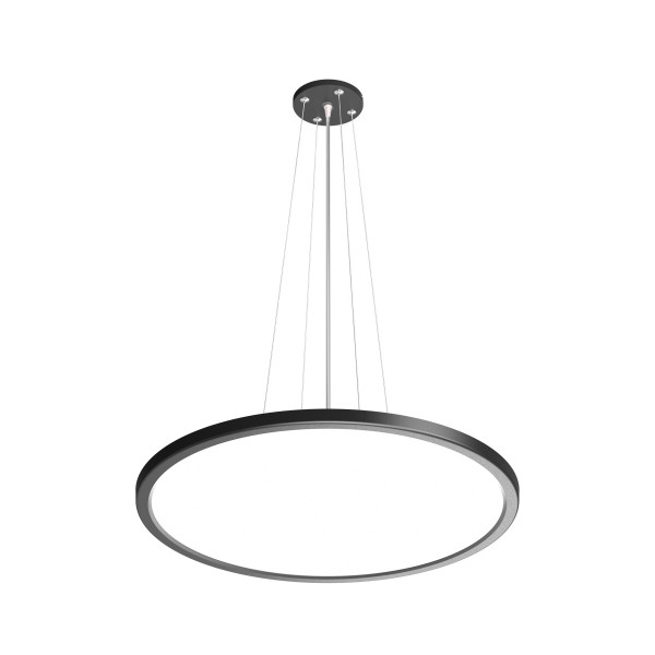 Lampa wisząca MANITO czarno-biała LED 1x32W Odcienie bieli 3800lm Italux 836018