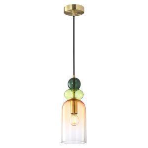 Lampa wisząca Manso 149 cm szklana wielokolorowa 209821