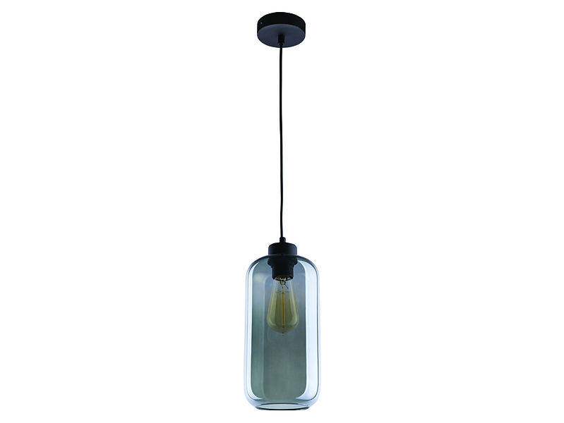 Lampa wisząca Marco szklana szara 32526
