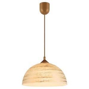 Lampa wisząca Marcy szklana złota 119189
