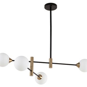 Lampa wisząca Marino 4-punktowa stalowa biało-złota 45160 Lampa wisząca Marino 4-punktowa stalowa biało-złota 45160