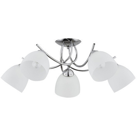 Lampa wisząca MARISA chromowana 5xE27x15W wym:25x65x65cm IP20 Alfa 1021202