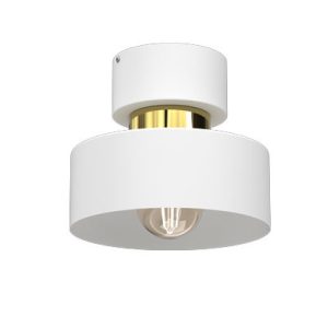 Lampa wisząca Marti biały mat-złoty połysk 1xE27x15W IP20 Luminex 1030367 Lampa wisząca Marti biały mat-złoty połysk 1xE27x15W IP20 Luminex 1030367