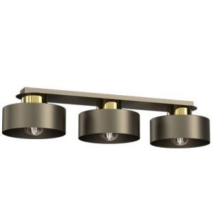 Lampa wisząca Marti tytanowy złoto-złoty połysk 3xE27x15W IP20 Luminex 1030385 Lampa wisząca Marti tytanowy złoto-złoty połysk 3xE27x15W IP20 Luminex 1030385