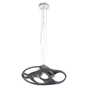 Lampa wisząca Mateo 3-punktowa ceramiczna czarna 36542 Lampa wisząca Mateo 3-punktowa ceramiczna czarna 36542