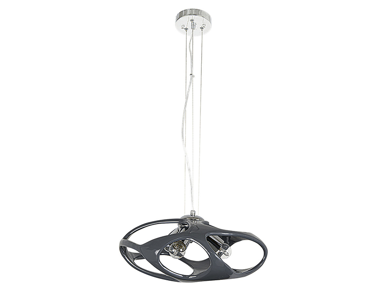 Lampa wisząca Mateo 3-punktowa ceramiczna czarna 36542