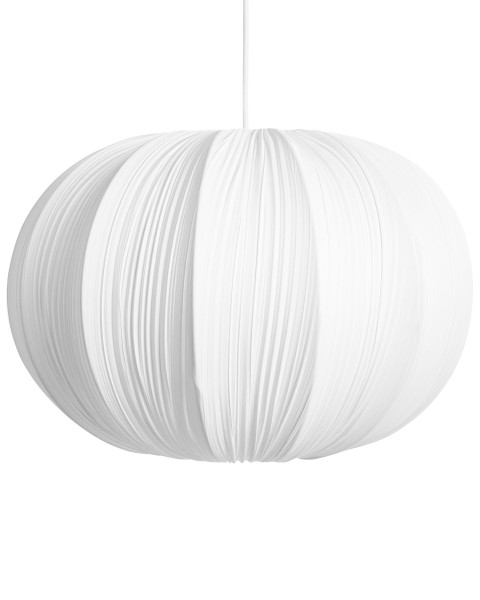Lampa wisząca materiałowy bawełniany klosz biała 902850